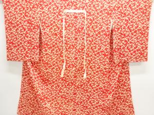 アンティーク　紋錦紗　群鶴模様長襦袢